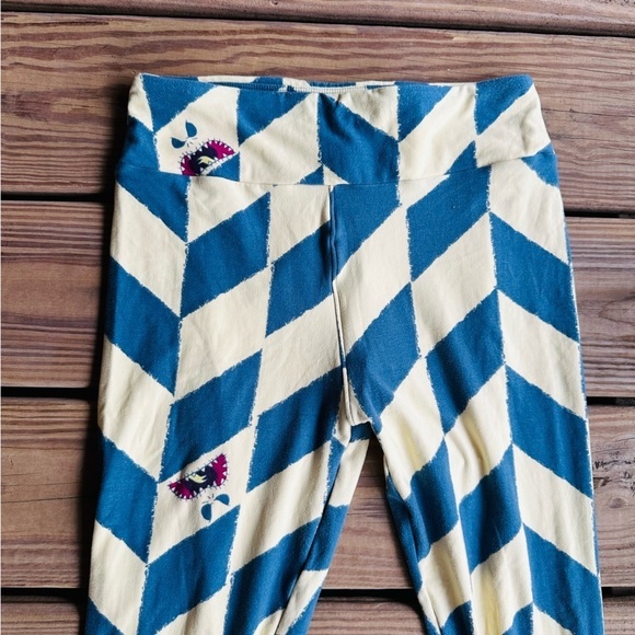 LuLaRoe Jack Nightmare Before Christmas NBC Blue Disney Leggings Pants OS - Picture 1 of 12